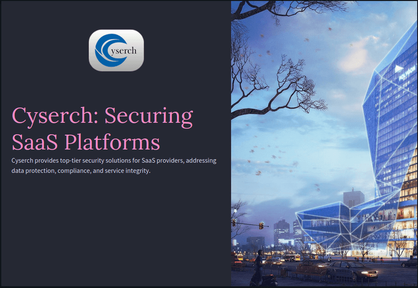 Cyserch: Securing SaaS Platforms