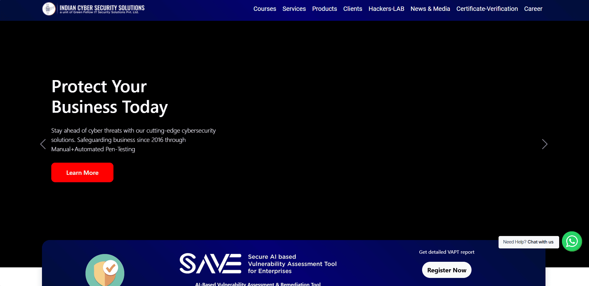 Indian Cyber Security Solutions Logo