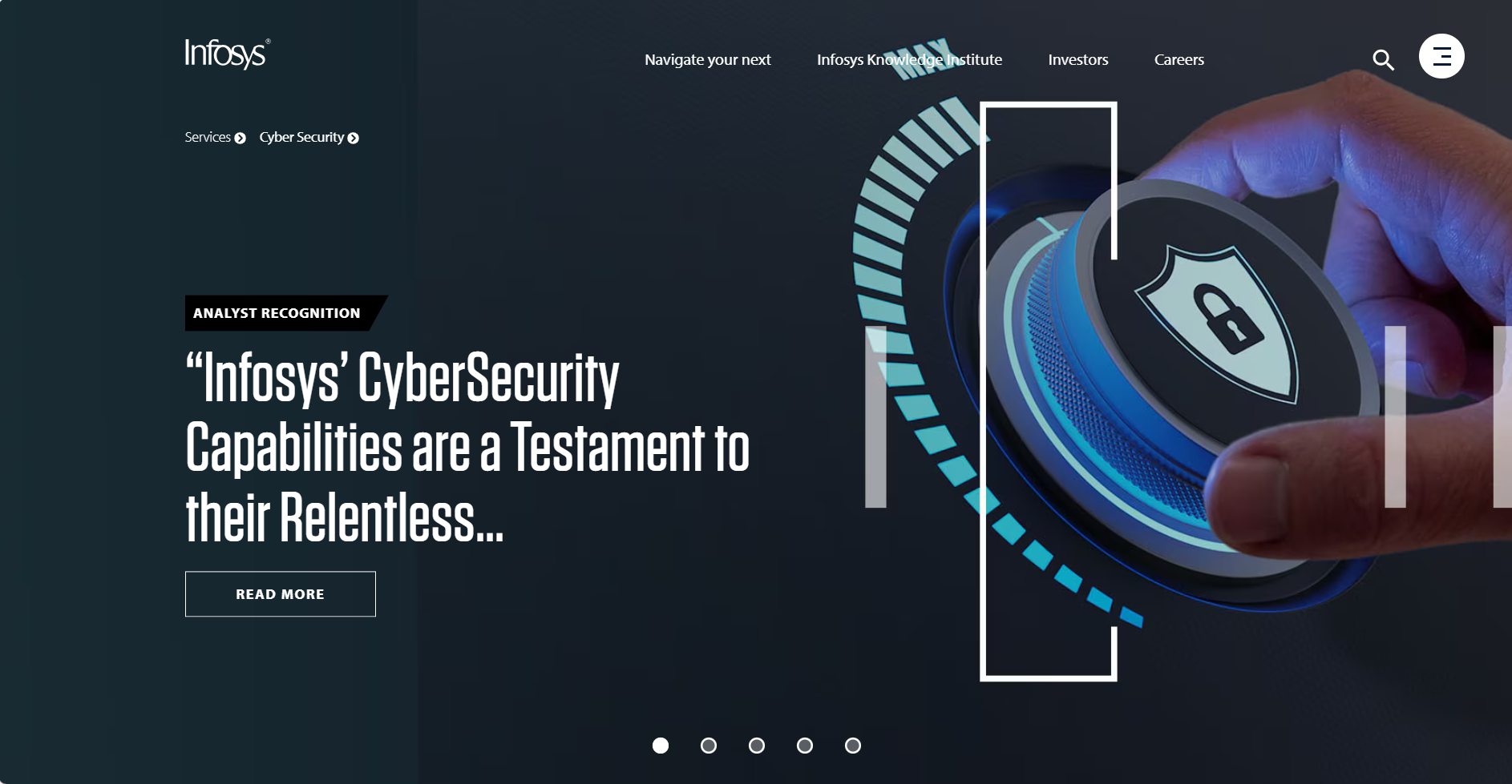 Infosys CyberNext Logo